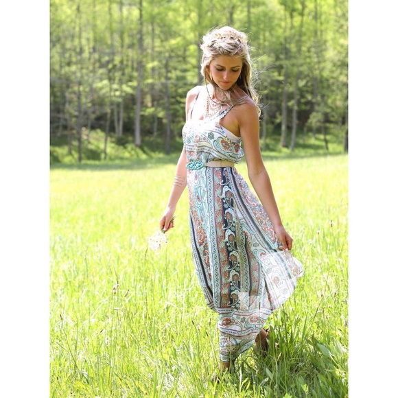 Altar’d State | Paisley Patchwork Maxi Dress - Picture 8 of 8